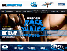 Tablet Screenshot of ozonefit.com